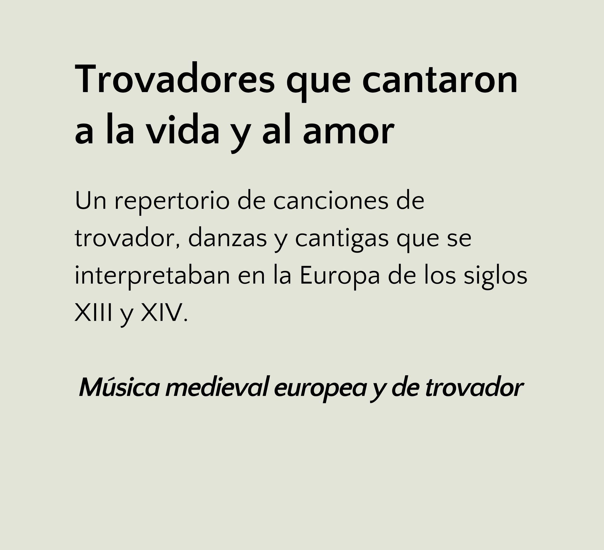 TROVADORES